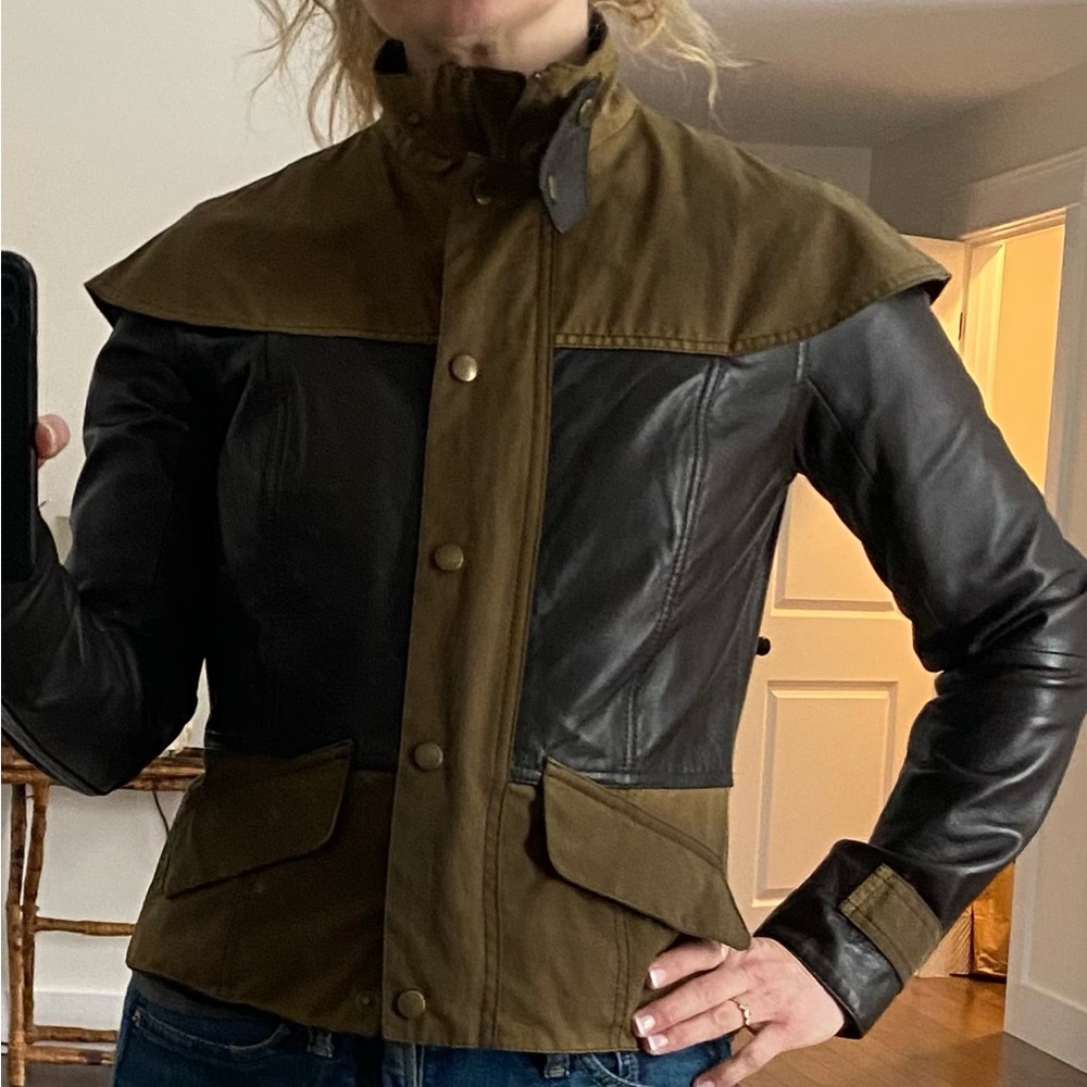 Very Sweet Leather Barbour Women’s Jacket